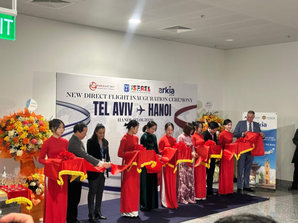 לראשונה בהיסטוריה טיסות ישירות בין תל אביב לוייטנאם